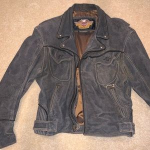 HARLEY DAVIDSON DISTRESSED LEATHER JACKET